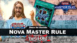 Deus foi ouvido - O MASTER DUEL vai lançar uma nova MASTER RULE