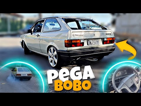FIQUEI IMPRESSIONADO, O FAMOSO PEGA BOBO, GOL TURBO CARBURADO ANDA FORTE E COM ESTILO.