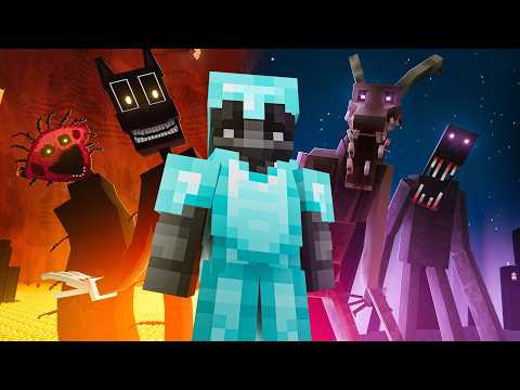 I Survived Minecraft's Most Disturbing Mods For 100 Days