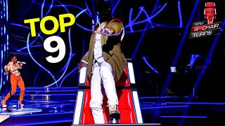 The Most EPIC 4-Chair Turn Moments EVER | The Voice