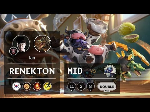 Renekton Mid vs Fizz - KR Grandmaster Patch 9.15