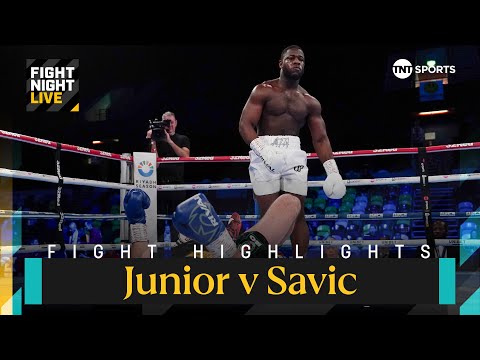 SAVAGE KNOCKOUT! 🤯 | Aloys Junior v Milosav Savic | Boxing Fight Highlights | #FightNight