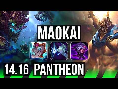 MAOKAI vs PANTHEON (JGL) | 35k DMG, 8/3/20 | NA Master | 14.16