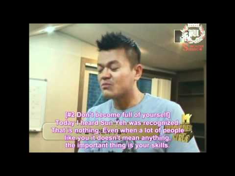 Wonder Girls - Papa JYP gives advice [Eng]