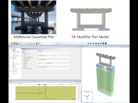 Tạo mô hình trụ cầu trong phần mềm FB-MultiPier