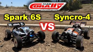 Team Corally Spark XB6 vs. Syncro-4