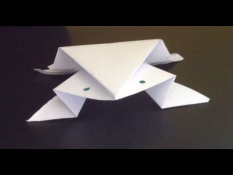 comment construire grenouille en papier