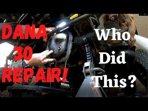 97 Jeep Wrangler Dana 30 Front Differential Repair / Rebuild!