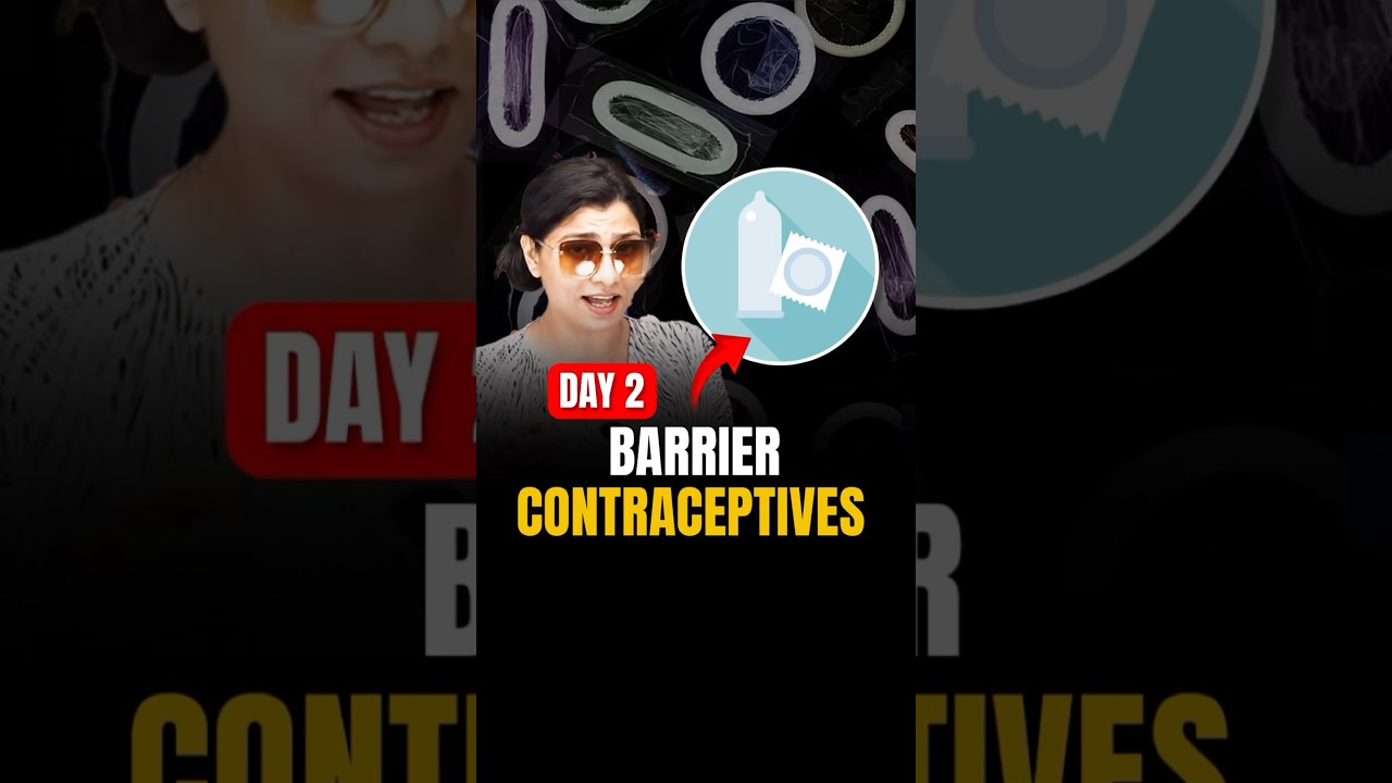 Day 2/5 Reproductive Health Week, Barrier Contraceptives #riturattewal #neetbiology