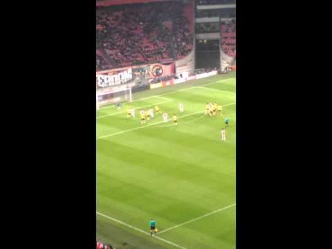 Ajax goal Vs Roda. Free kick