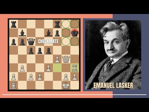Emanuel Lasker vs Johann Hermann Bauer | Amsterdam Tournament (1889)