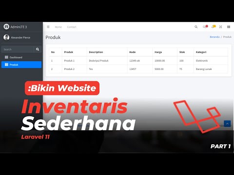 Laravel 11: Membangun Aplikasi Inventaris Produk