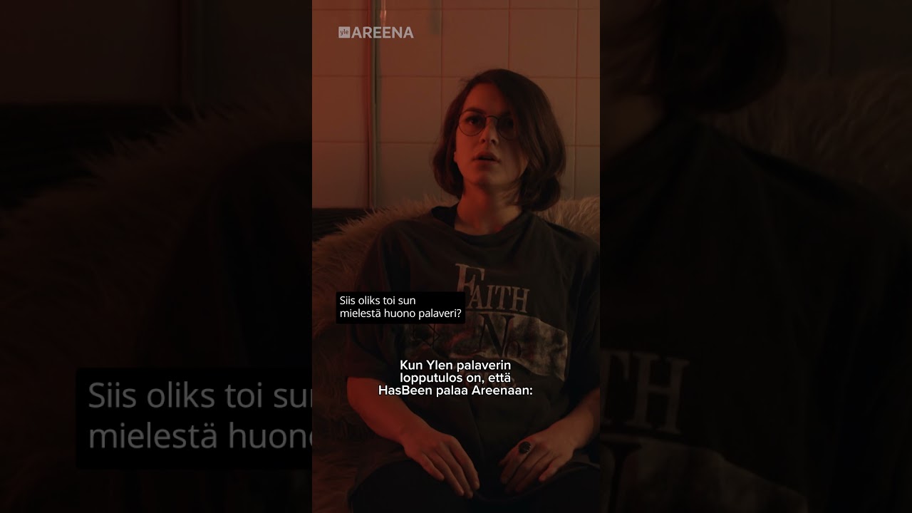 HASBEEN ON TAAS YLE AREENASSA 🔥 #shorts