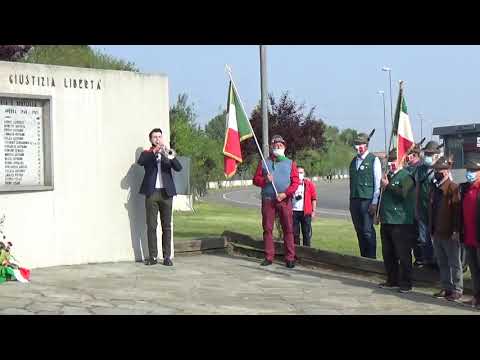 Il silenzio (25 Aprile 2021) monumento ai caduti della Barca.