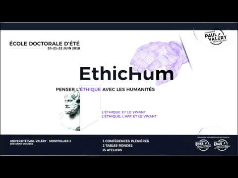 Présentation EthicHum - Ecole Doctorale d'été