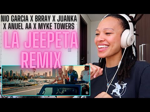 😳Nio Garcia x Brray x Juanka x Anuel AA x Myke Towers - La Jeepeta Remix (Video Oficial) [REACTION]