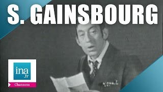 Serge Gainsbourg &quot;En Relisant Ta Lettre&quot; | Archive INA