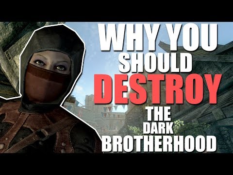 Why You Should Destroy the Dark Brotherhood | Hardest Decisions in Skyrim | Skyrim Lore