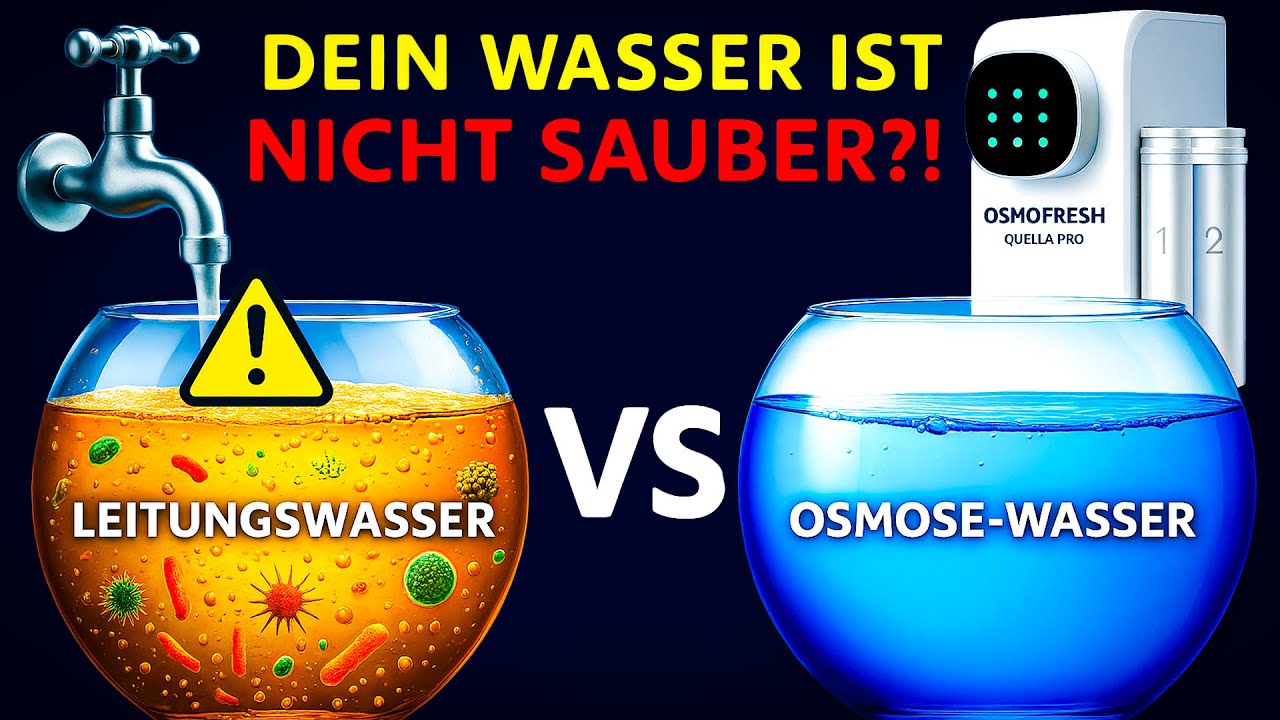 Dein Wasser ist nicht sauber?! Meine Meinung zur Quella Pro von OsmoFresh (+ TDS Messung) - Benedikt Keck Longevity Video (10:00)