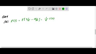 Download the video "Let X be a random variable with mean Âµ and variance Ïƒ^2. Let Y = aX^2 + bX + c. Find the expected…"