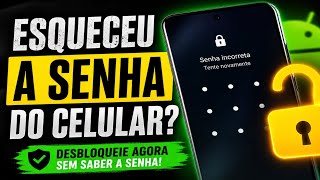 COMO DESBLOQUEAR CELULAR ANDROID QUE ESQUECI A SENHA (MÉTODO ATUALIZADO 2026)