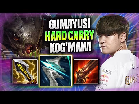 GUMAYUSI HARD CARRY WITH KOG'MAW! - T1 Gumayusi Plays Kog'maw ADC vs Jinx! | Preseason 2022