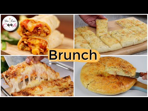 4 Yummy Brunch Recipes ❗️ Weekend Breakfast Recipes by (YES I CAN COOK)