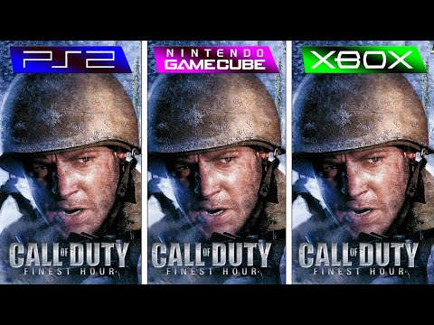 Call of Duty Finest Hour (2004) PS2 vs GameCube vs XBOX (Graphics Comparison)