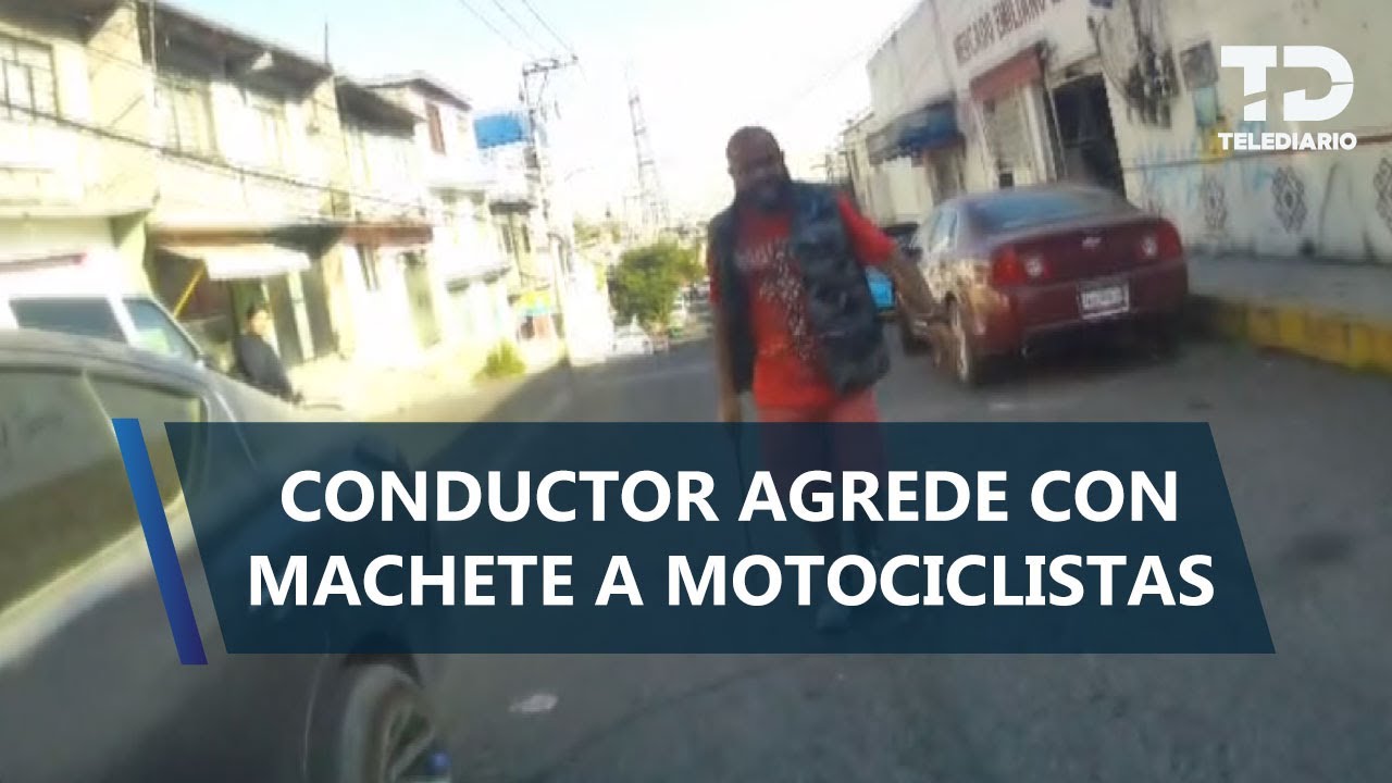 Hombre ataca a motociclistas con machete en Los Reyes La Paz, Edomex; agresor tiene antecedentes