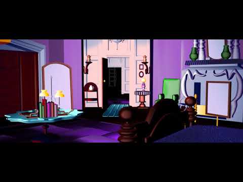 Stylized 3D Recreation of a Scene from The Haunting