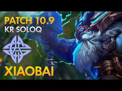 eStar Xiaobai - Top Lane: Ornn vs Jayce - KDA 15/3/12