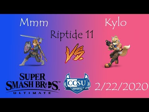 Riptide 11 CCSU Smash Ultimate - Mmm (Link) vs Kylo (Fox)