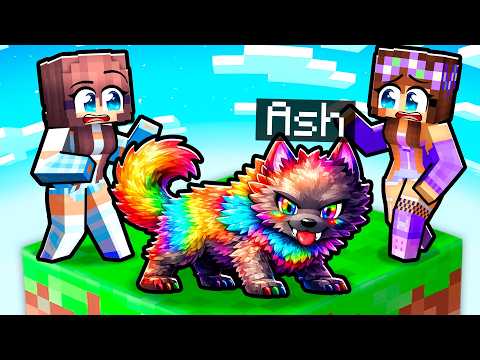 I pretended to be an OP BABY WEREWOLF on a One Chunk!