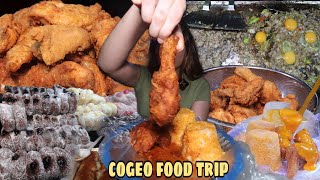 COGEO FOODTRIP | FLAVOURED KANTO STYLE FRIED CHICKEN SISIG DONUT etc.