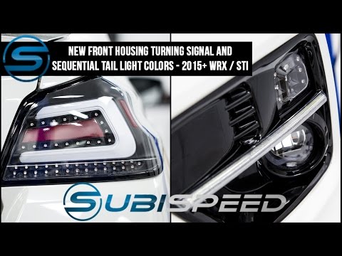 Subispeed - New Turn Signal and Sequential Tail Colors 2015 WRX/STI