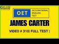 OET listening test| James Carter  | OET 2.0 Online Classroom #oetlistening