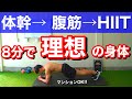 【マンションOK!!】理想の体を作る、フルコースご筋トレ!!痩せる、変わる!
