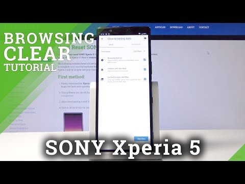How to Clear Browser Data in SONY Xperia 5 – Browser Settings