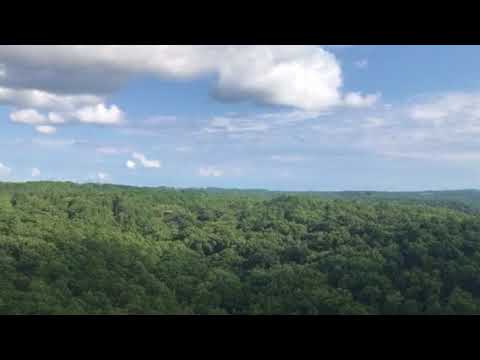 A view of the Ozarks from near the campsite.