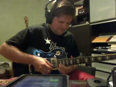 Jamming to Backtrack on Amplitube iRig