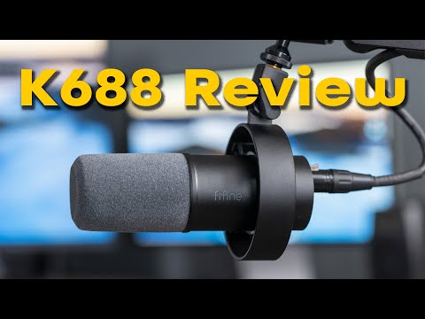 Fifine K688 USB and XLR Microphone Sound Test & Review