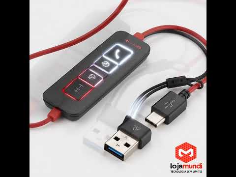 Video do produto Headset Plantronics Blackwire C3210 USB-C Monoauricular On-Ear para UC