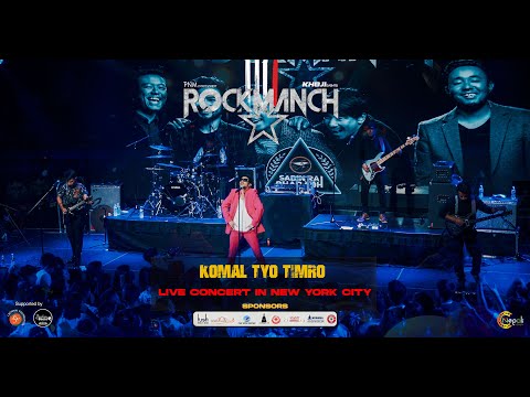 Sabin Rai & The Pharaoh - KOMAL TYO TIMRO Live in New York City | ROCKMANCH IV 2022