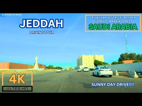 [4K] A Sunny Day Drive in Jeddah | Amazing Morning Tour |KSA