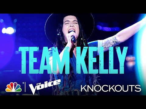 Savanna Woods Sings Soundgarden's "Black Hole Sun" - Four-Way Knockout - The Voice Knockouts 2021