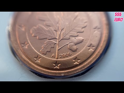 1 euro cent 2006 Germany, 5 Rare coins
