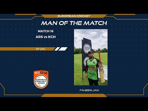 The Man Faheem Jan fires unbeaten fifty three off 20 balls