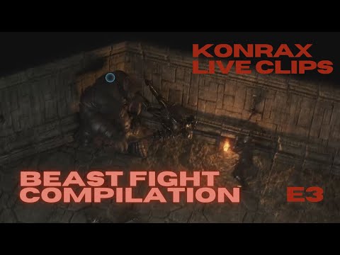 Exanima Beast Fight Compilation - Arena e3 Live Stream