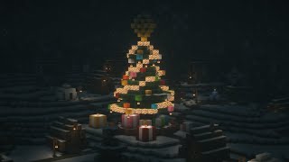 【マインクラフト】大きなクリスマスツリーの作り方【Minecraft】How to build a Christmas Tree【マイクラ建築】