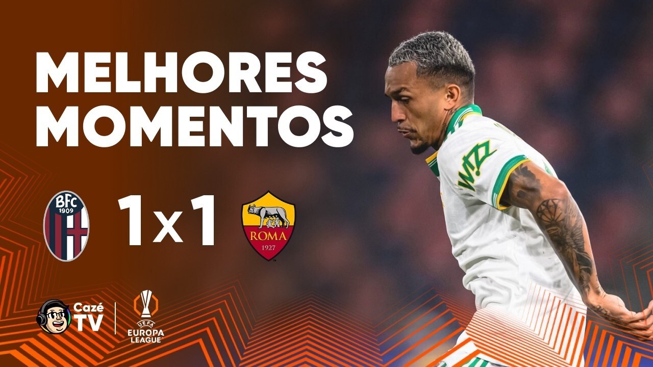 MELHORES MOMENTOS: BOLOGNA 1 X 1 ROMA | EUROPA LEAGUE 2025/2026 | OITAVAS DE FINAL